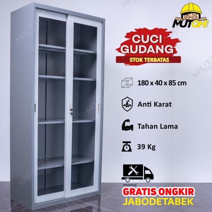 

Cabinet / Lemari Arsip Lemari Besi Filling Cabinet - Pintu Kaca Sliding Geser