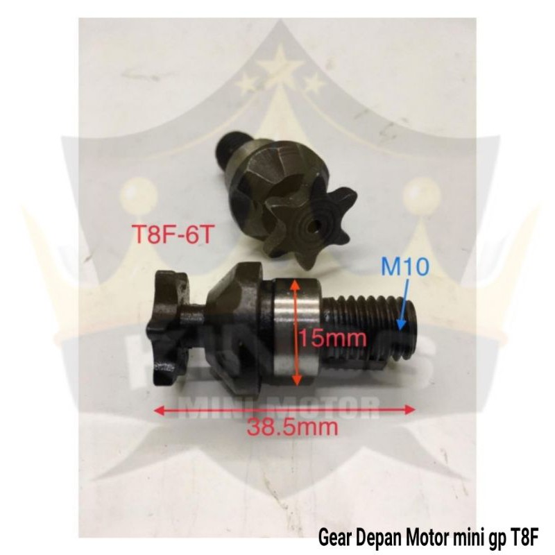 Gear/Gir Depan Motor Mini gp T8F