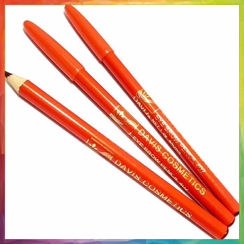 COD MEDAN TERMURAH Pensil Alis DAVIS Orange - Drawing Eyebrow Pencil