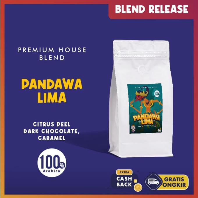 

[ COD ] PREMIUM! Kopi House Blend PANDAWA5 100% Biji Kopi Arabika 500gr DISKON Kode 655