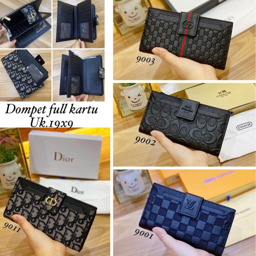 DOMPET COACH EMBOSS ( KUALITAS PREMIUM ) ADA BOX DOMPET LIDAH PANJANG IMPOR CV L1 "BTR. 577604"