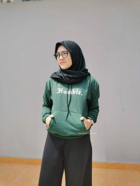 Humble Hoodie || Sweater Hoodie wanita #HH