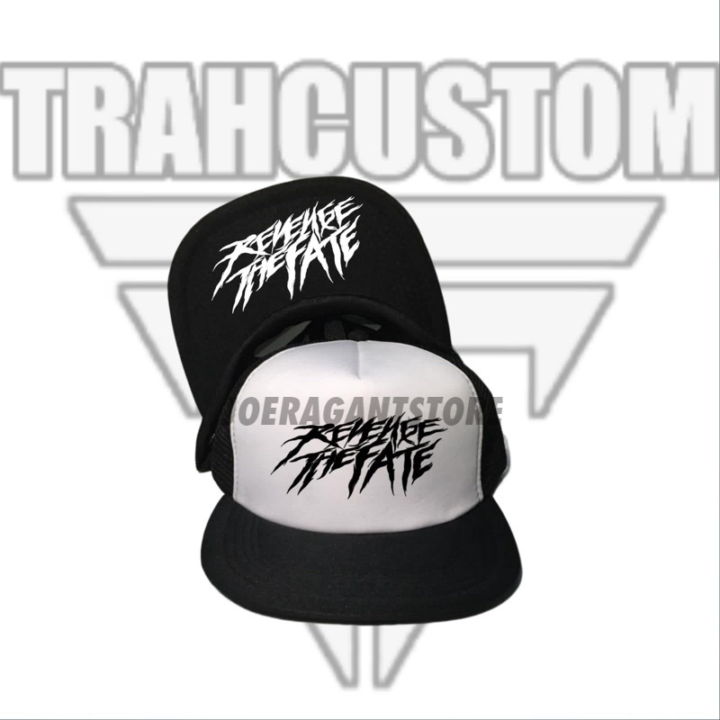 Topi Snapback Trucker RTF || Topi Snapback Jaring Trucker Band premium high quality distro - Topi Ba