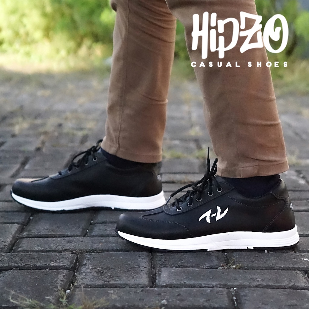 SEPATU PRIA CASUAL PRIA KERJA SEKOLAH KANTOR ORIGINAL 100% HIPZO M-037