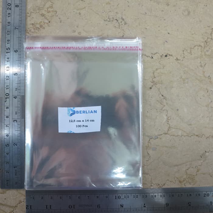 

Dijual Plastik OPP 12,5X14CM KW2 100LBR Lem atau Seal Grosir