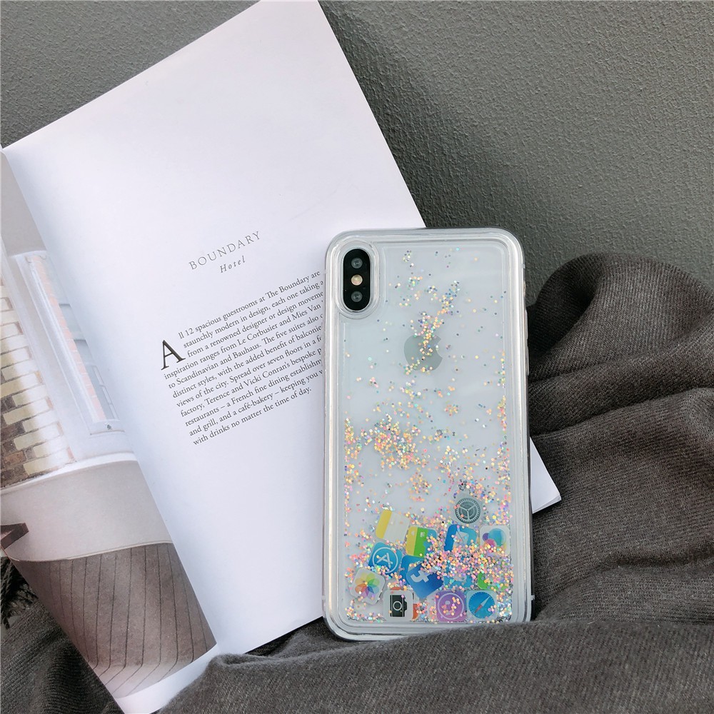 Casing Soft Case Motif Quicksand Glitter untuk Compatible For iPhone 6 6S 7 8 Plus 6Plus 7Plus 11 PRO MAX  X 8Plus XS XR XSMAX