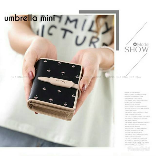 Dompet Wanita Lipat Mini PAYUNG UMBRELLA Size Kecil / Dompet Imut Murah