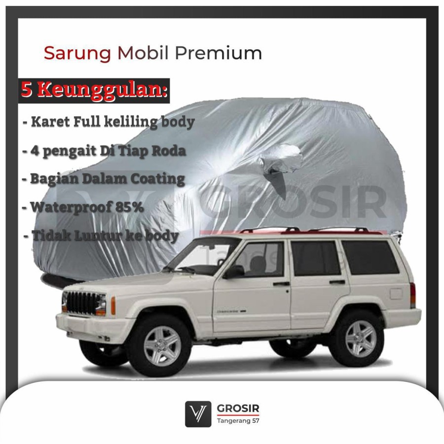 BODY COVER MOBIL JEEP CHEROKEE - PENUTUP MOBIL JEEP CHEROKEE