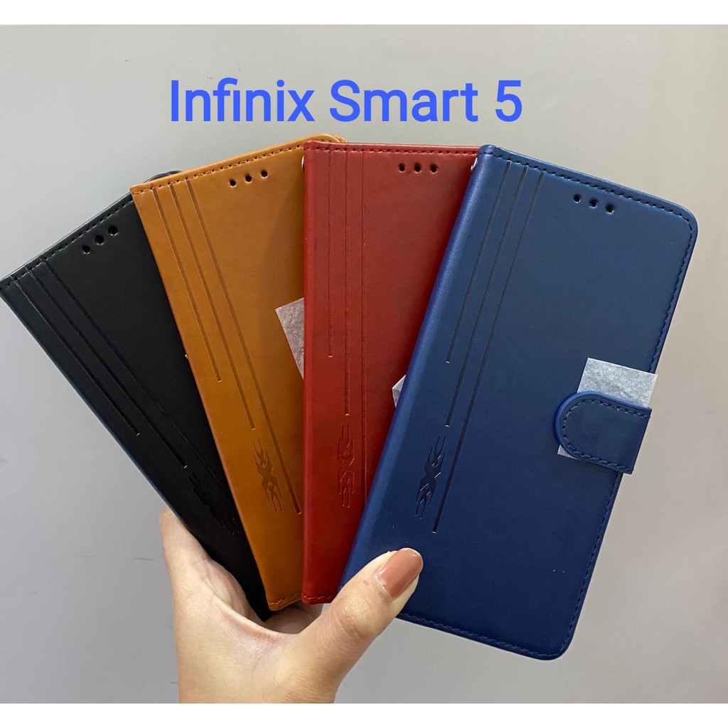 Leather Wallet Flip New Infinix  Smart 5