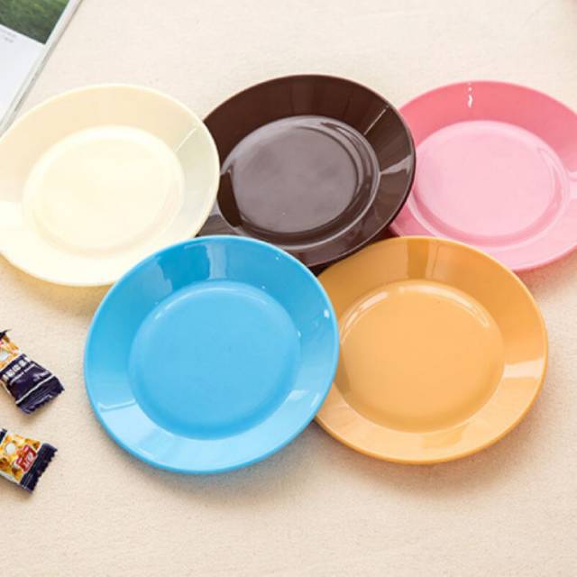 piring plastik melamin kecil