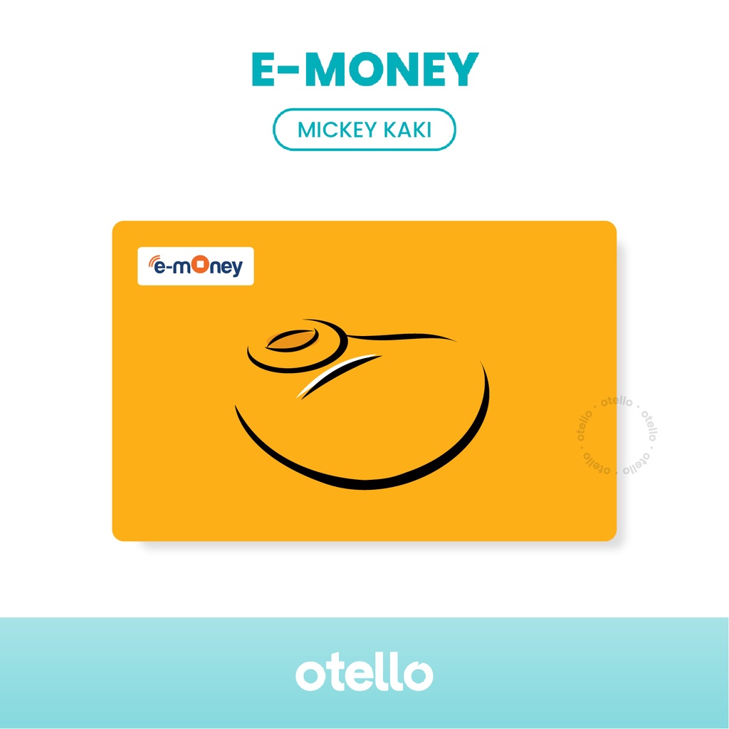 Otello Kartu eMoney Mickey Mouse e-Money Card eToll Mandiri Disney Karakter Lucu Unik Souvenir