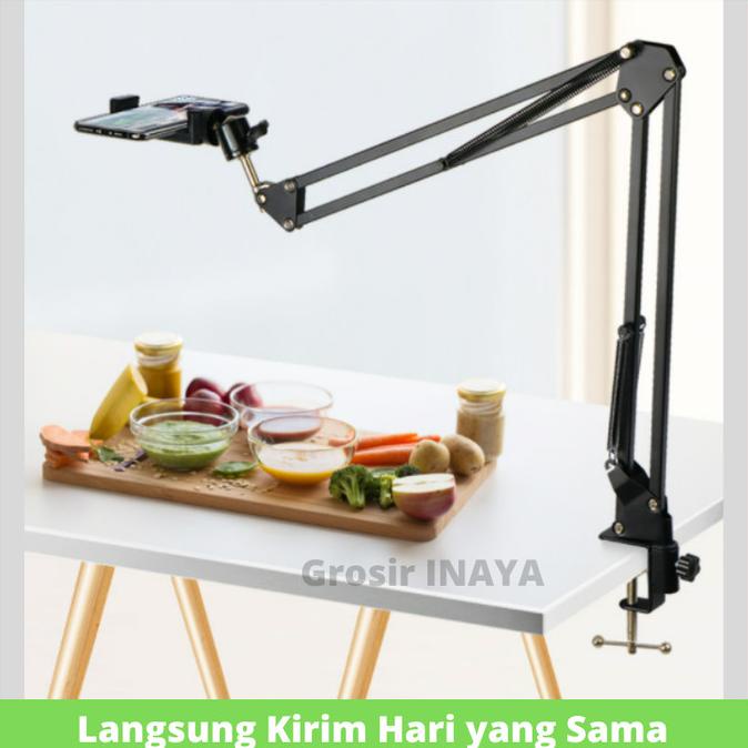 Lazypod Stand Holder Ipad Tabl Phone Holder Pixar Kokoh Stabil Premium