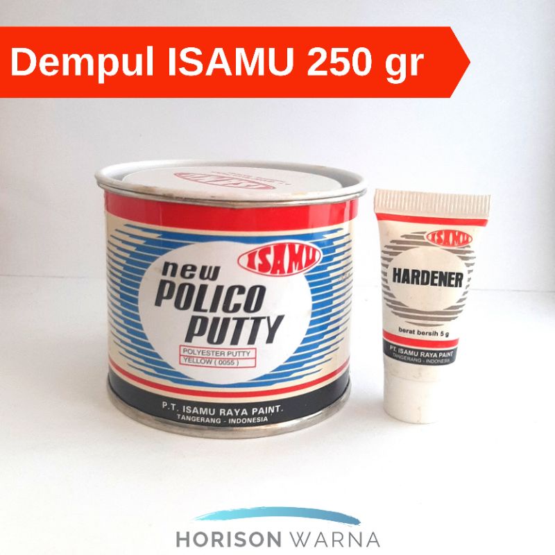 Jual Dempul Isamu Polico Putty Kg Gr Dempul Besi Plastik Kayu Mobil Shopee Indonesia