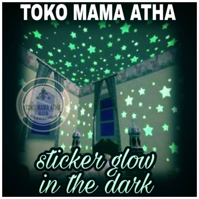 Sticker glow in the dark