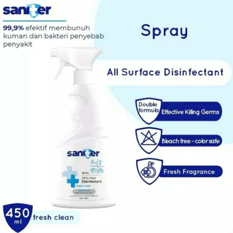 Saniter All Surface Disinfectant Spray 450ml