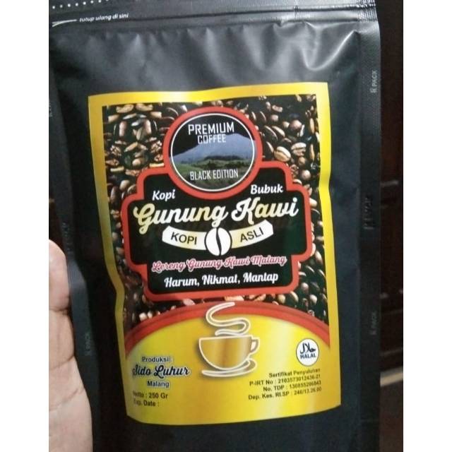 

Kopi guung kawi kemasan 250 g