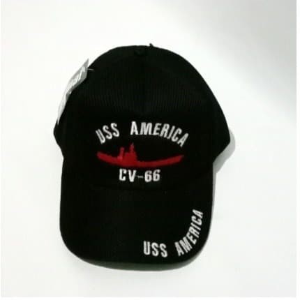 Topi pria murah logo USS America hitam
