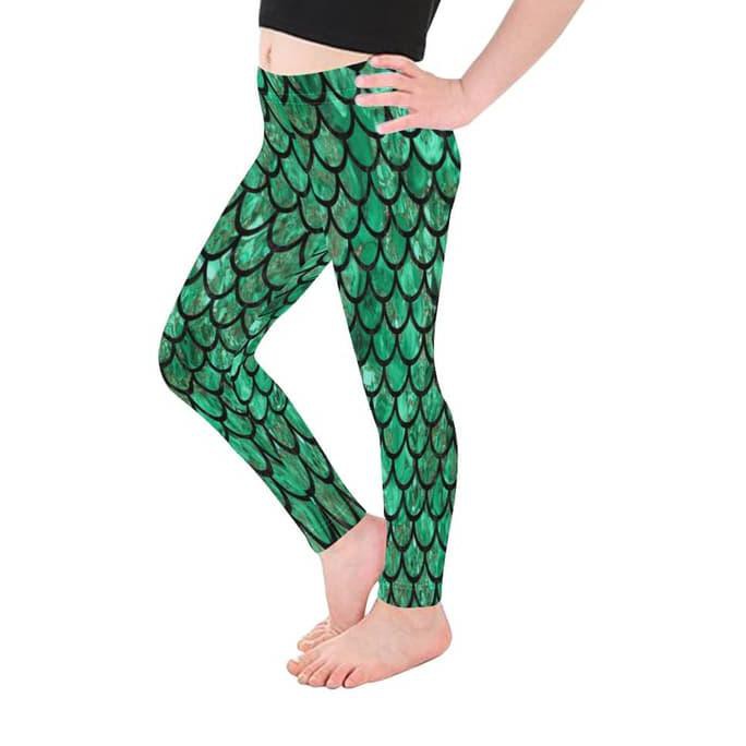 LEGGING BALITA SAMPAI ANAK REMAJA MERMAID FISH SCALE - 2-3 TAHUN, AXTATEX