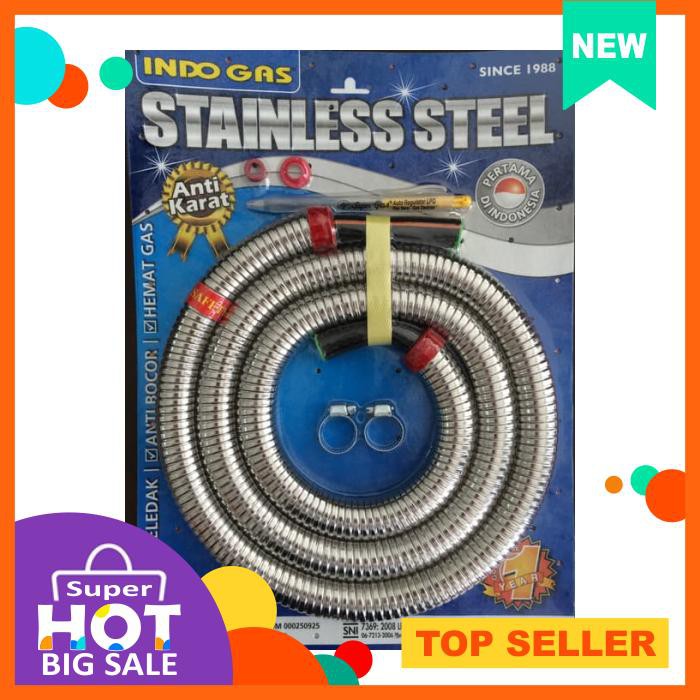 Selang Indo Gas Stainless Steel
