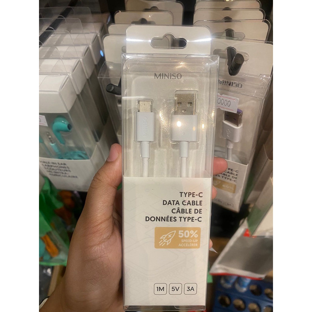 Miniso Type-C Data cable 3A / 5A White