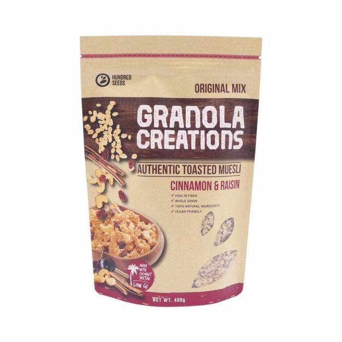 

Granola Creation Cinnamon Raisin Original Mix - Sarapan Sehat 400 Gr