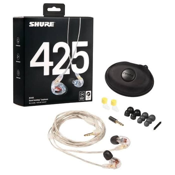 Shure Earphone SE 425 Clear/Bening
