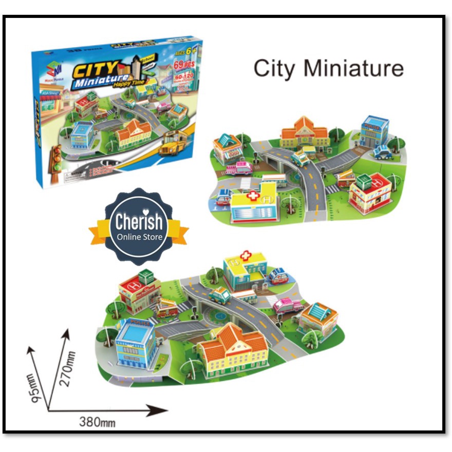 Kado Ultah Anak Laki Laki - 3D ENGINEERING PUZZLE - Puzzle Miniature