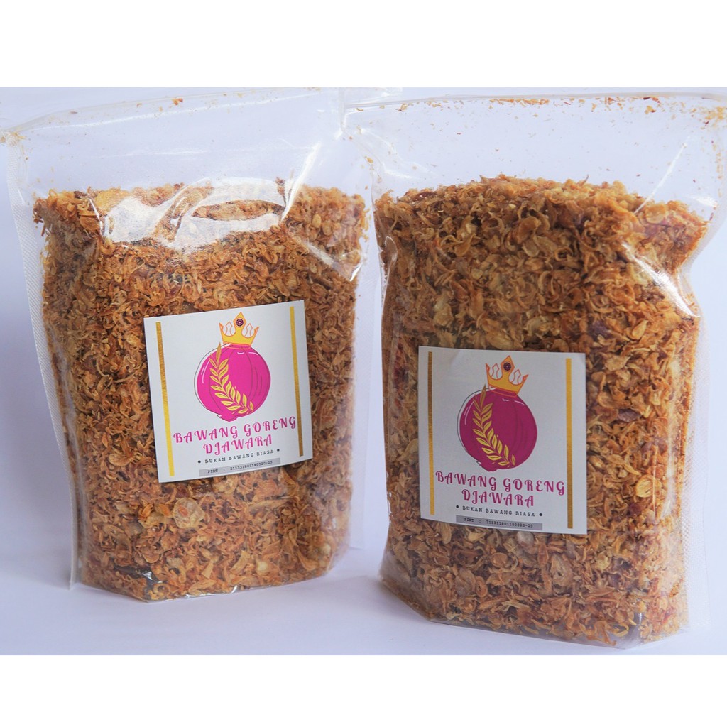 

Bawang Goreng Djawara 500 Gram / Bawang Goreng Kualitas Super tanpa tepung dan pengawet