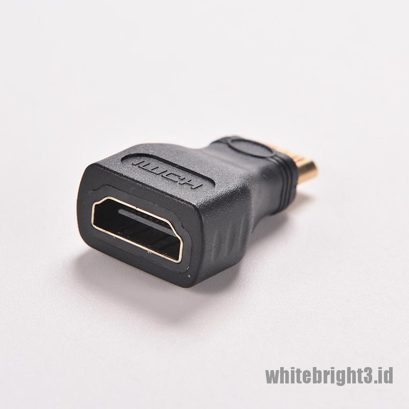 &lt; White3 &gt; 1PC Adapter Tipe-C Male Ke HDMI Female Untuk HDTV Mini