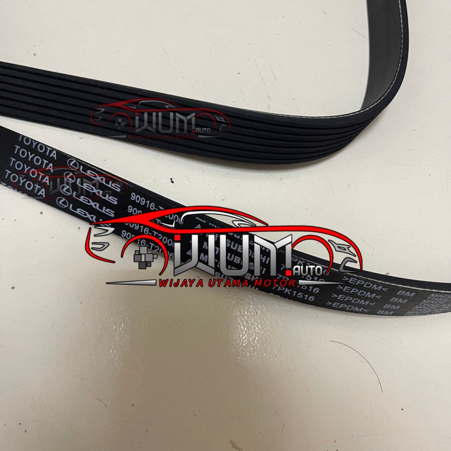 VAN BELT FAN BELT TALI KIPAS INNOVA FORTUNER HILUX DIESEL 2KD 1KD 7PK1516