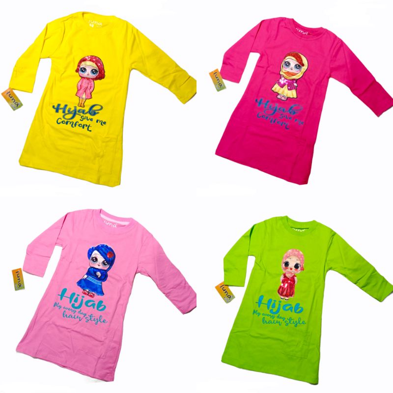 Tunik Anak LED / Dress Anak  / Baju Muslim anak (1-8 Tahun)