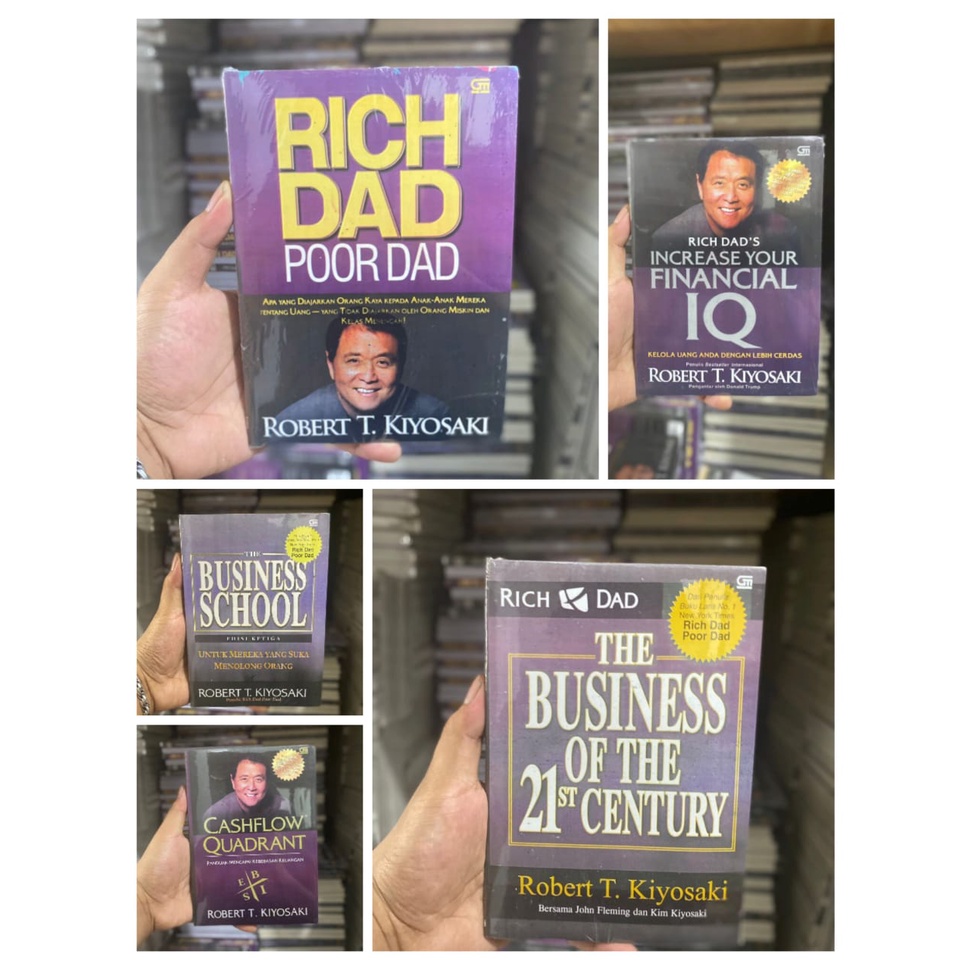 Jual Buku Motivasi Robert T. KIyosaki Bebas Pilih Rich Dad Poor Dad