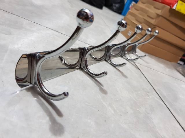 gantungan baju stainless/ kapstok super tebal 45cm