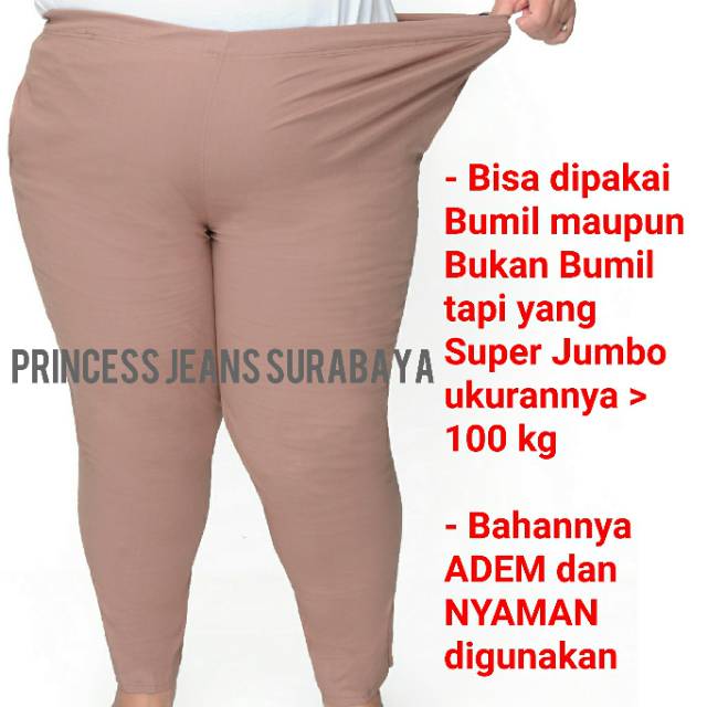 CELANA SUPER JUMBO WANITA 120 KG CELANA HAMIL SUPER JUMBO 100 KG celana wanita jumbo kekinian big size pants celana wanita jumbo pinggang karet celana jumbo wanita kain celana besar wanita celana bigsize wanita jumbo celana super jumbo wanita 140 kg