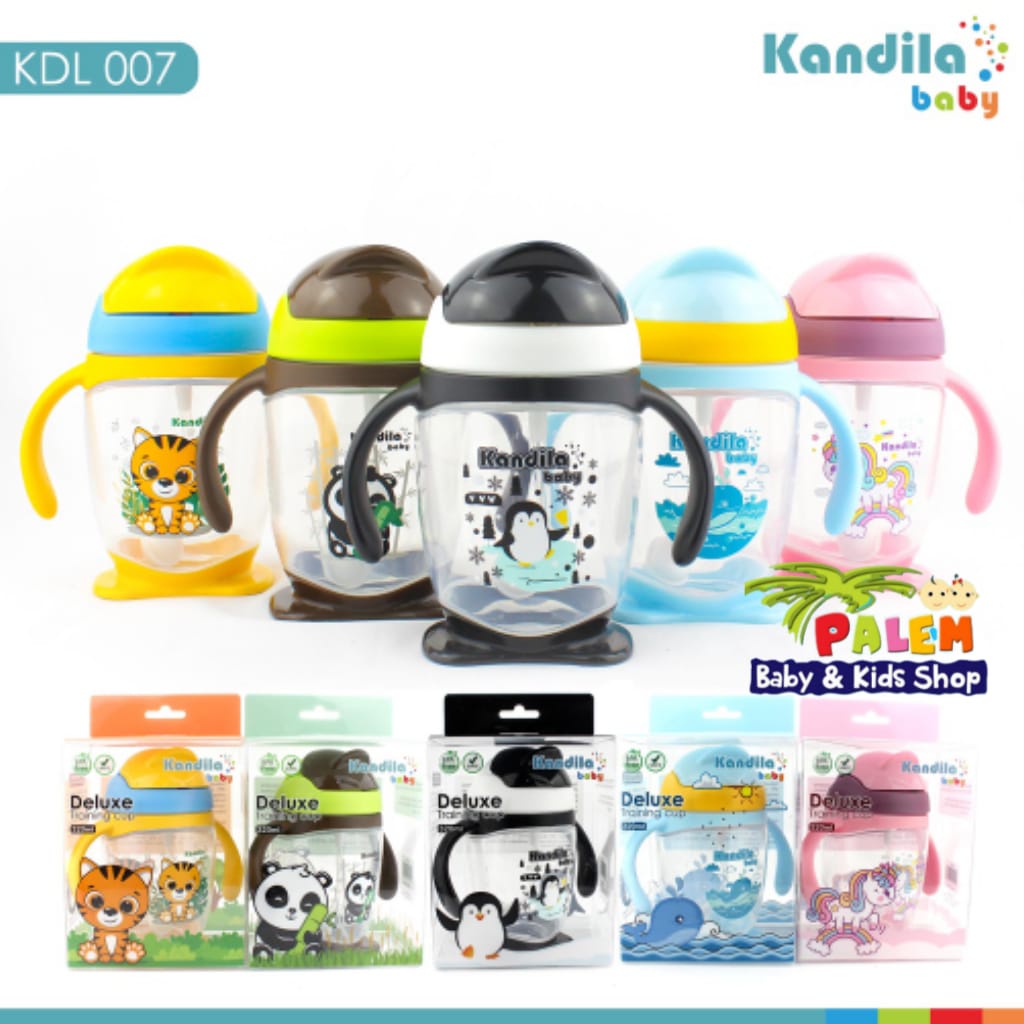 Kandila Baby Deluxe Training Cup 320ml kdl007/ Botol Minum Bayi