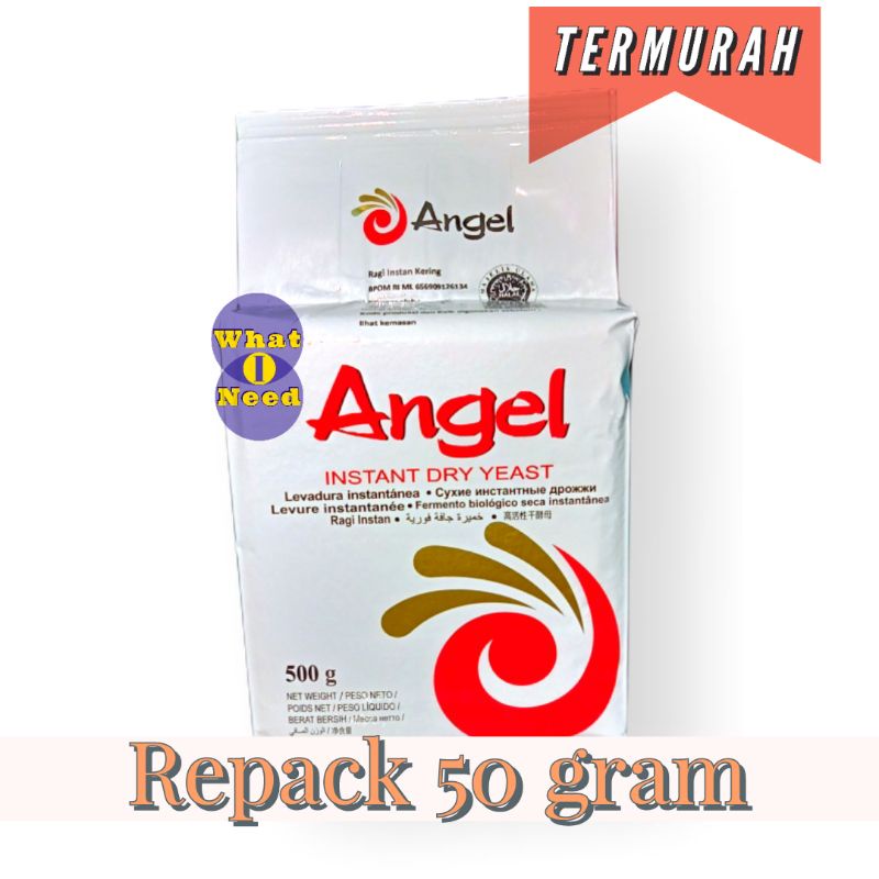 

Ragi Roti Instan Angel Instant Yeast Repack 50 gram