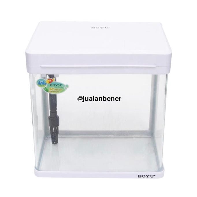langsung order saja] Boyu aquarium Nano Ms 22 cm- putih