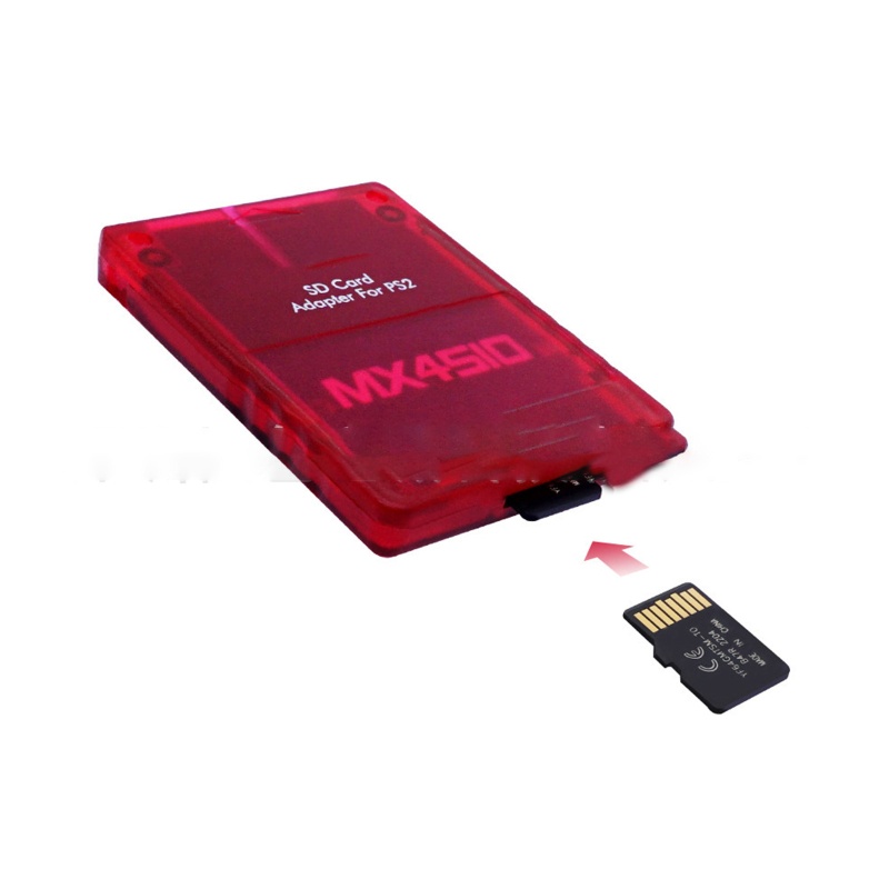 Btsg MX4SIO SIO2SD SD/TF Card Reader Portable Adapter Untuk Konsol PS2Game Tahan Lama 1pc