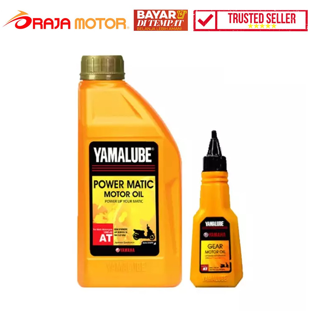 Yamaha Genuine Parts Yamalube Power Matic dan Oli Gardan Mesin 4 Tak 0.8L