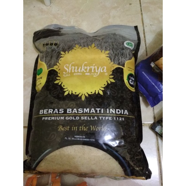 

beras basmati shukriya 5kg sukriya 5 kg