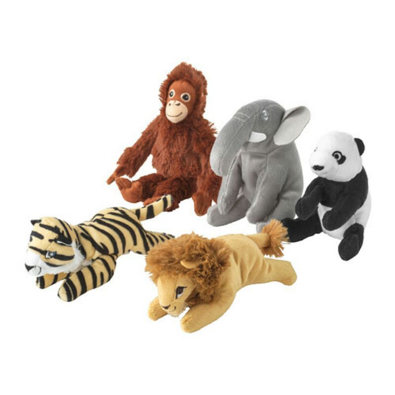 IKEA Djunggelskog boneka hewan/animal/binatang/aneka desain