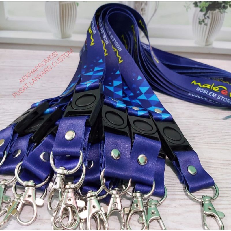 

Tali id Card Custom Printing Cetak 2 Sisi Full Colour