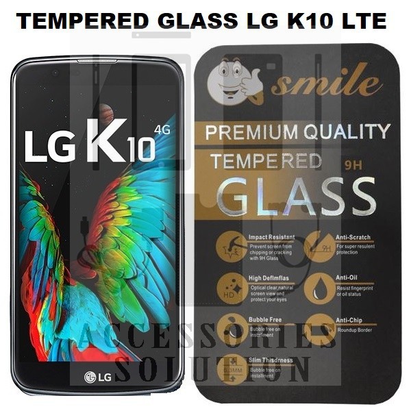 Tempered Glass Anti Gores Kaca For Lg K10 Lte K430dsy Merk Smile Shopee Indonesia