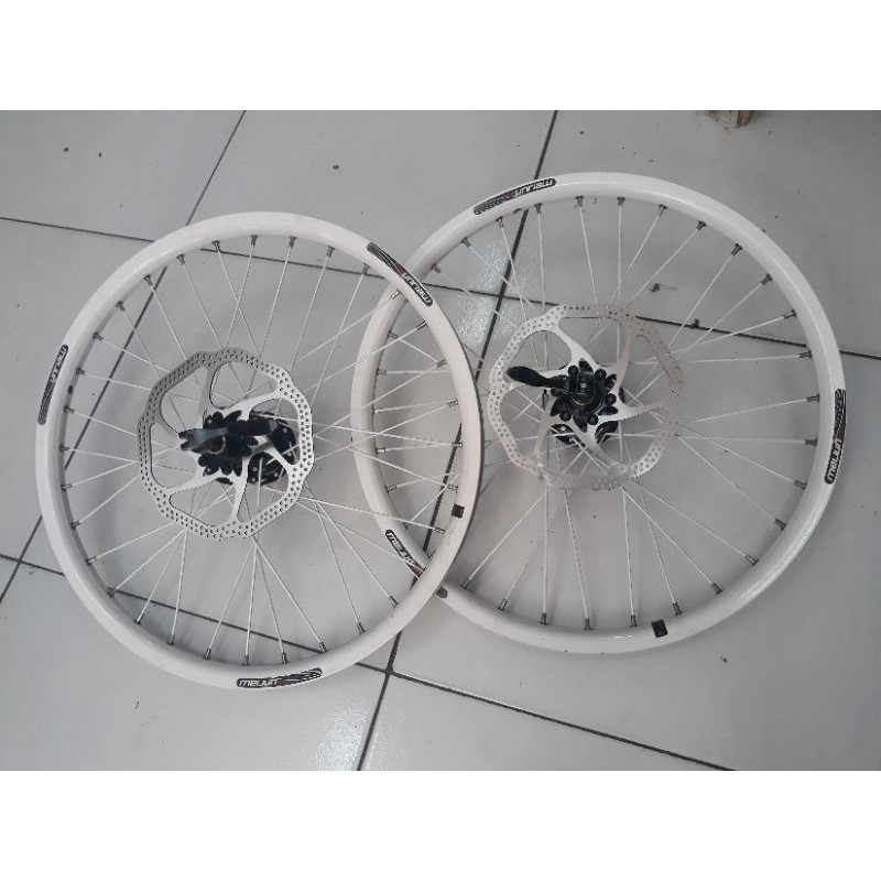 WHEELSET 20 - WHEELSET 406 - WHEELSET MEIJUN DISK - WHITE