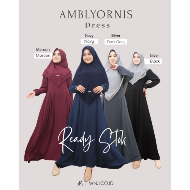 AMBLYORNIS DRESS ORI BY WNJ GAMIS TERBARU WANOJA
