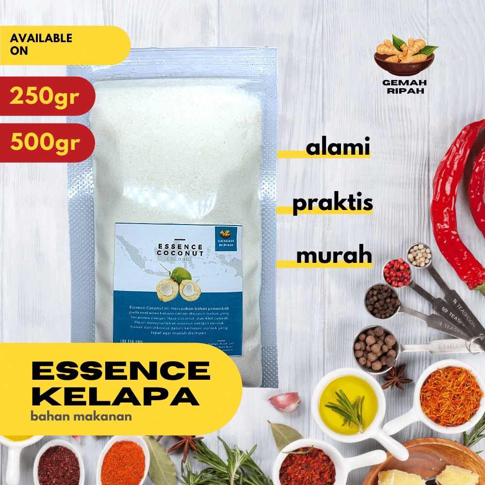 

Essence Kelapa 250gram 500gram 1kg Bubuk Kelapa Muda Premium Essence Kelapa Essen Kelapa Kering Coconut Flavour Minuman Kekinian Bahan Pembuat Kue Essence Kue Extract Powder Premium Essen Flavor Minuman Kelapa Coconut Powder Minuman Kekinian