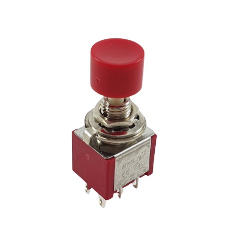 Toggle Switch Mini 6 Pin Tombol Push On Momentary Saklar Togle Kecil Kaki 6p