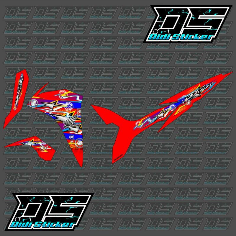 STRIPING TRANSPARAN BLADE 125 COSTUM 02