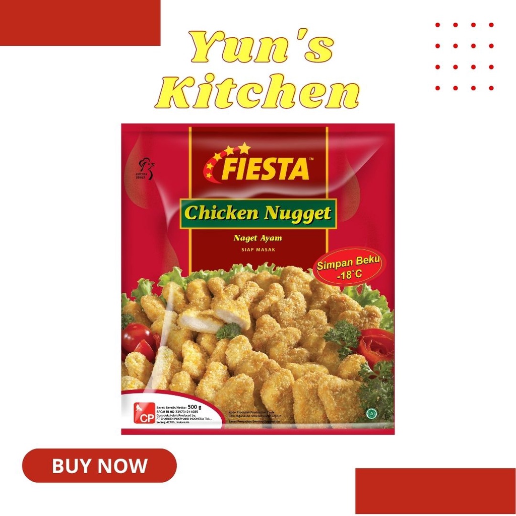 

Fiesta Chicken Nugget - Naget Ayam Enak - Frozen Food