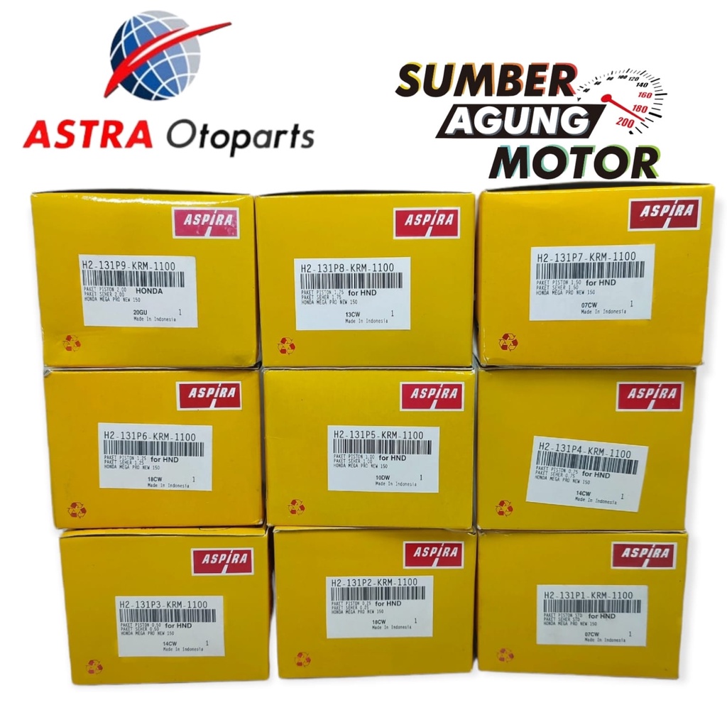 Jual PISTON KIT SEHER PISTON SET VERZA CRF 150 MEGAPRO MONOSHOCK SEMUA